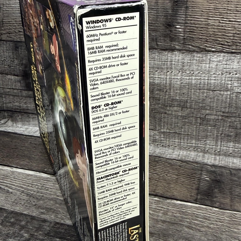 Vintage The Last Express Win 98 DOS Mac CD-ROM Game T Broderbund 3 Disc Big Box - Picture 11 of 11